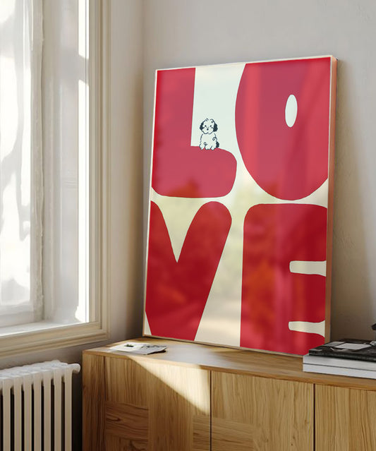 LOVE Special Design Gift Framed Painting