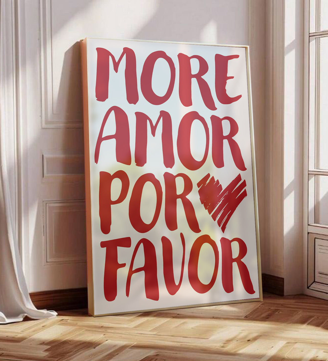 More Amor Framed Painting