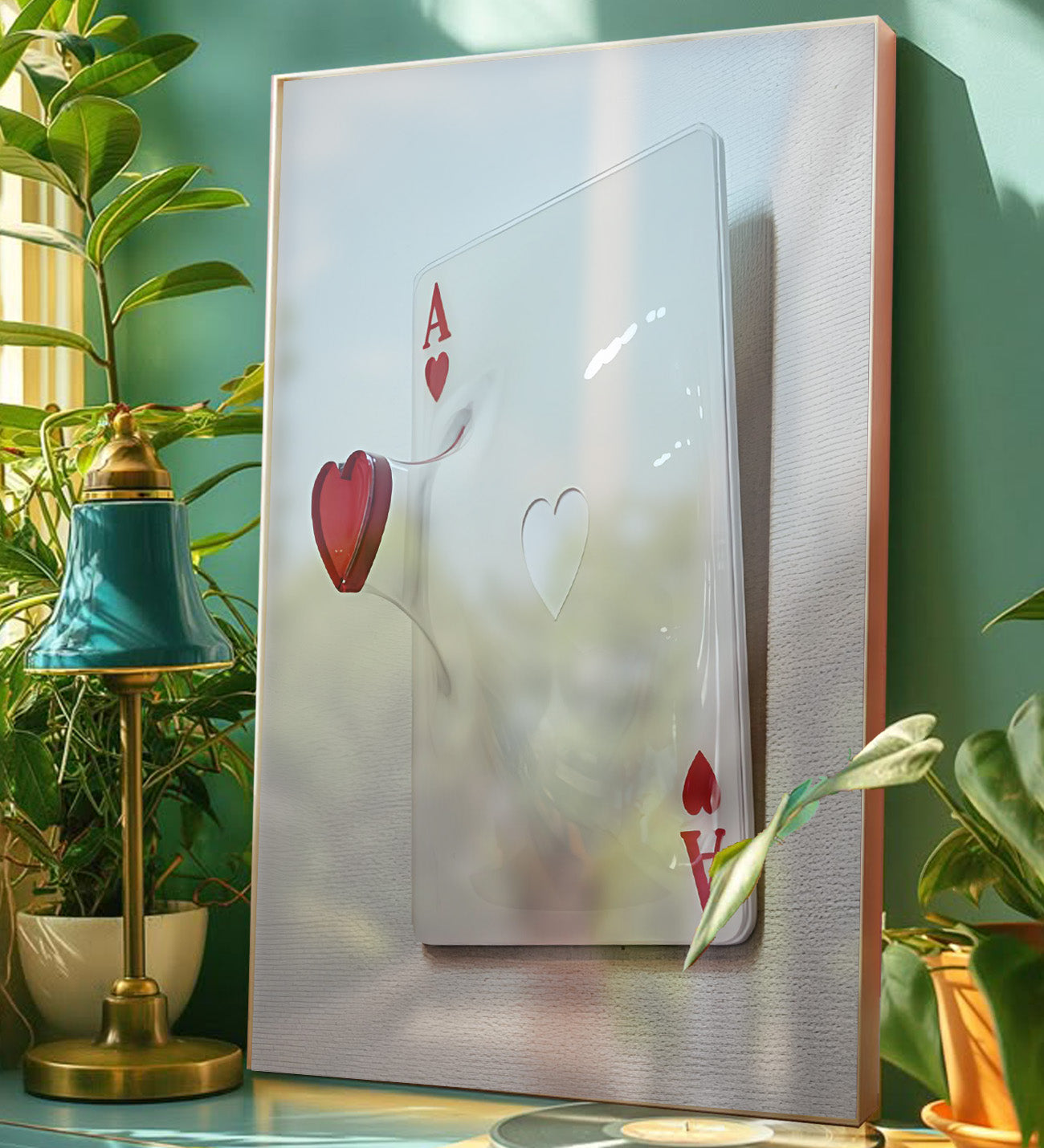 Cup Ace Framed Special Design Painting