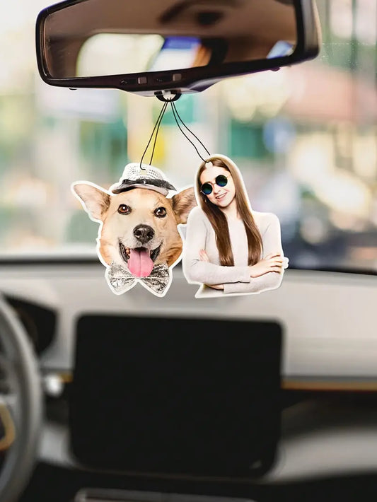 Personalized Acrylic Photo Car Ornament