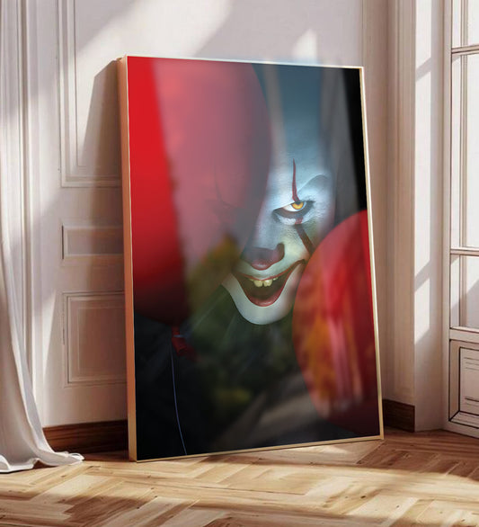 Pennywise “It” – Korku Filmi Çerçeveli Duvar Tablosu