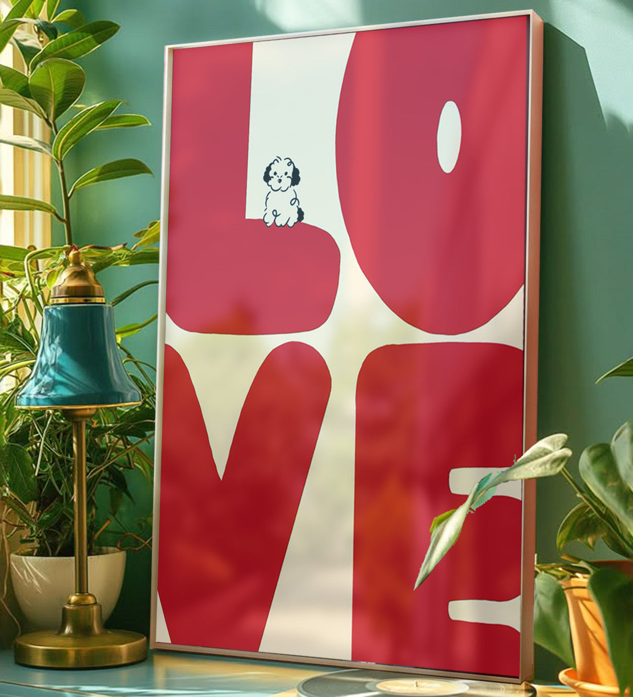LOVE Special Design Gift Framed Painting