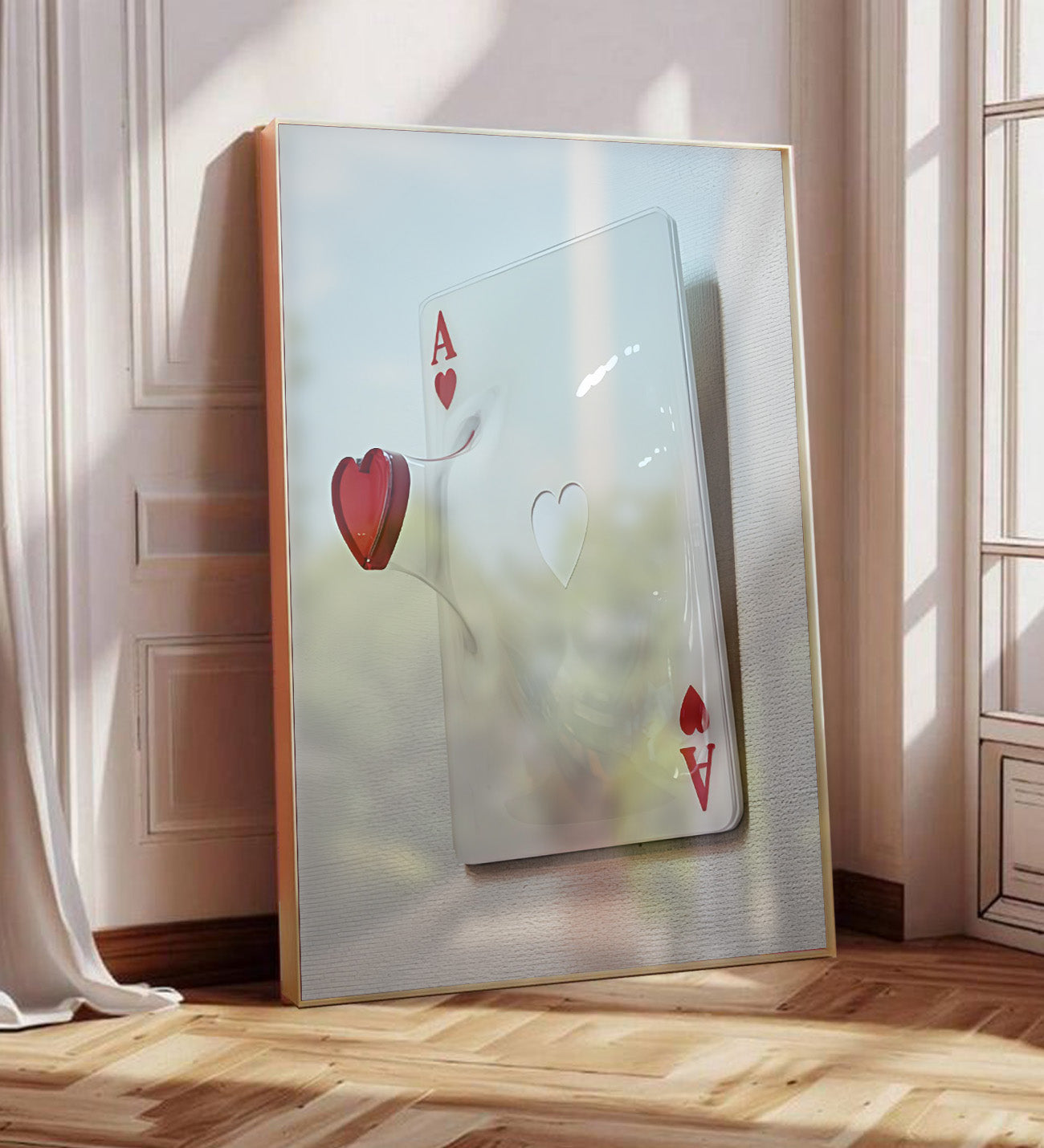 Cup Ace Framed Special Design Painting