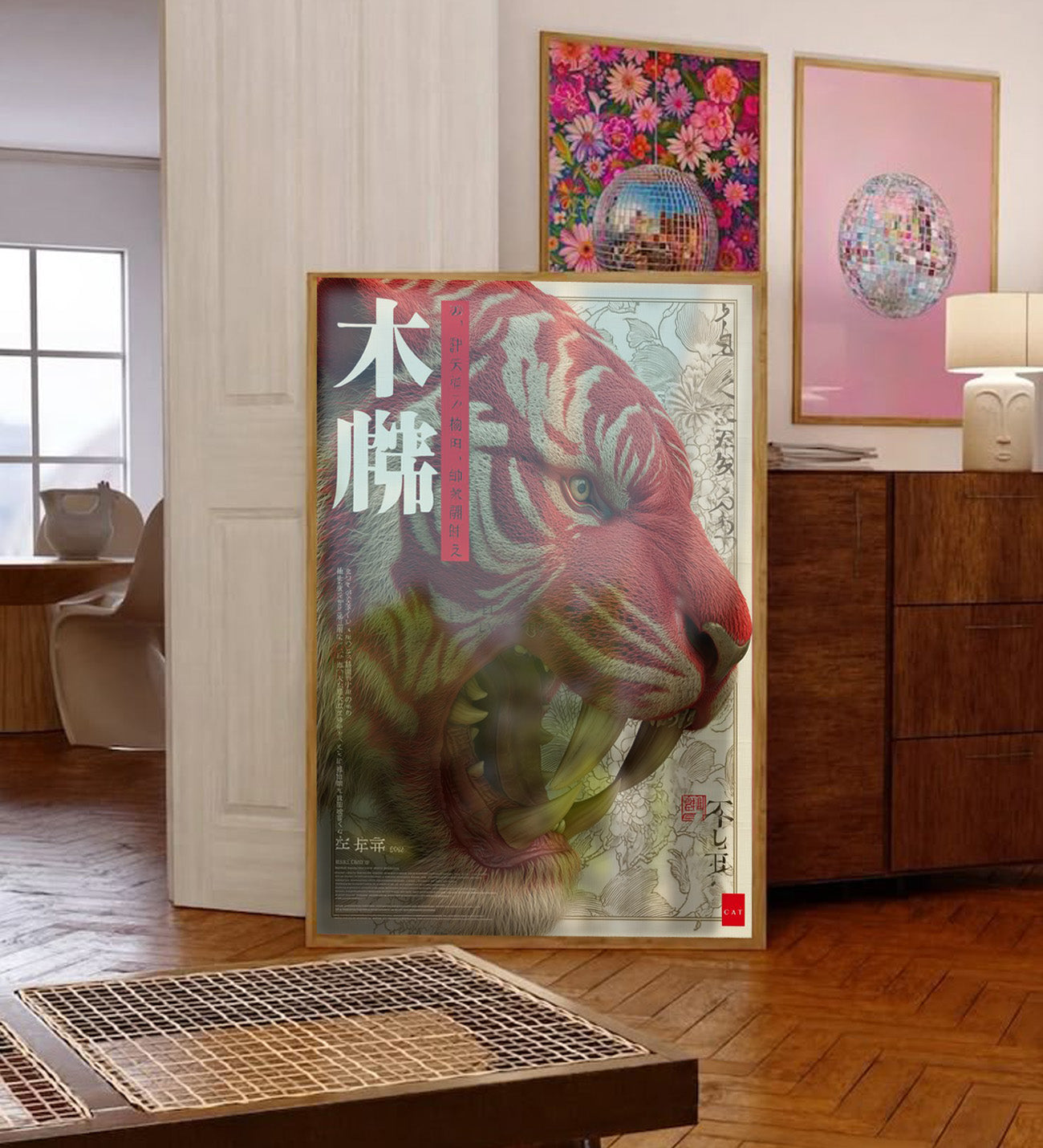 Tiger Framed Special Design Painting