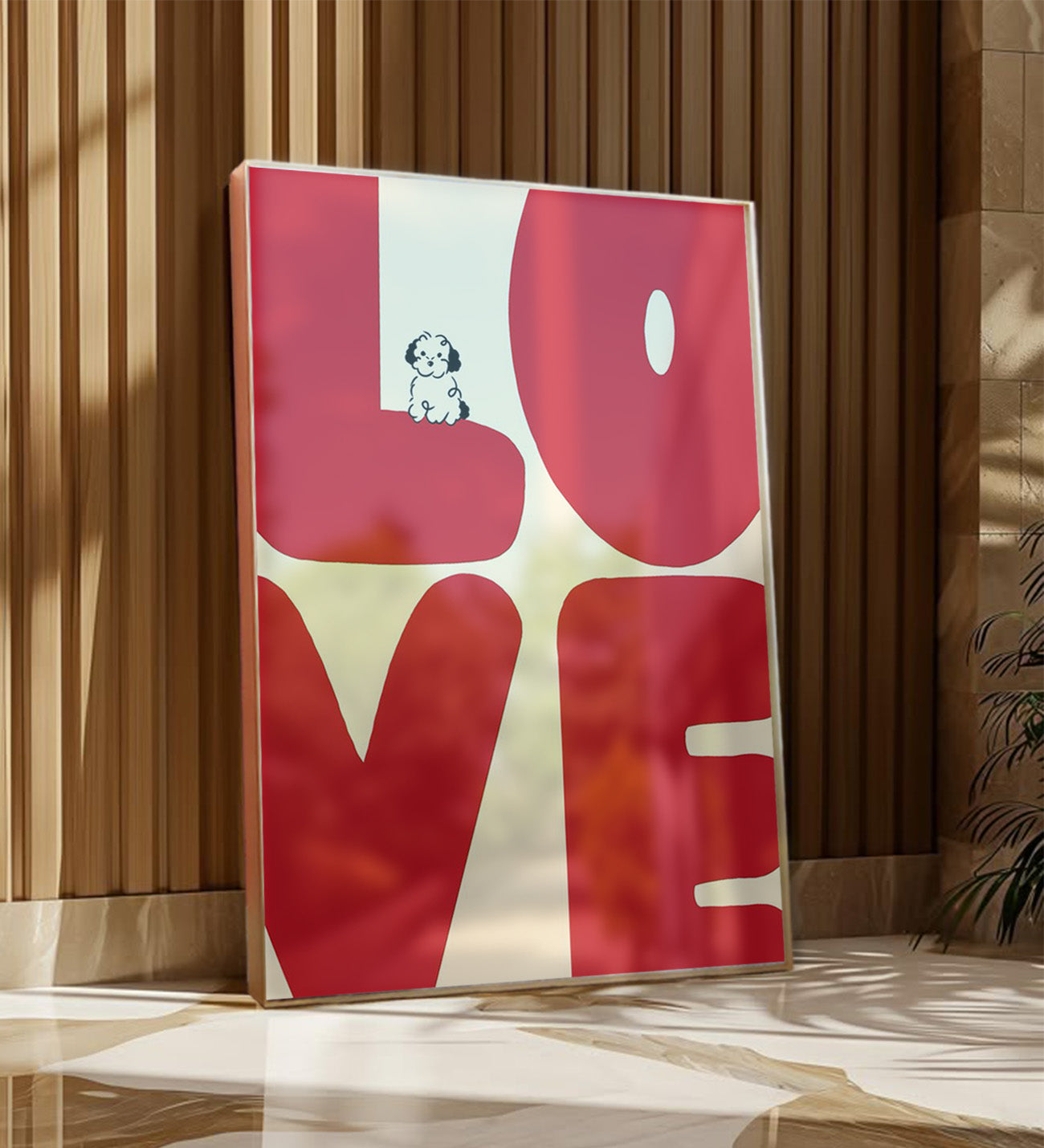 LOVE Special Design Gift Framed Painting