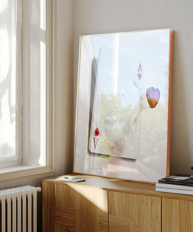 Cup Ace Framed Special Design Painting