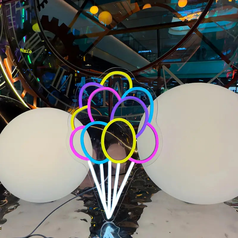 Neon Balloon Kids Room Themed Lighting