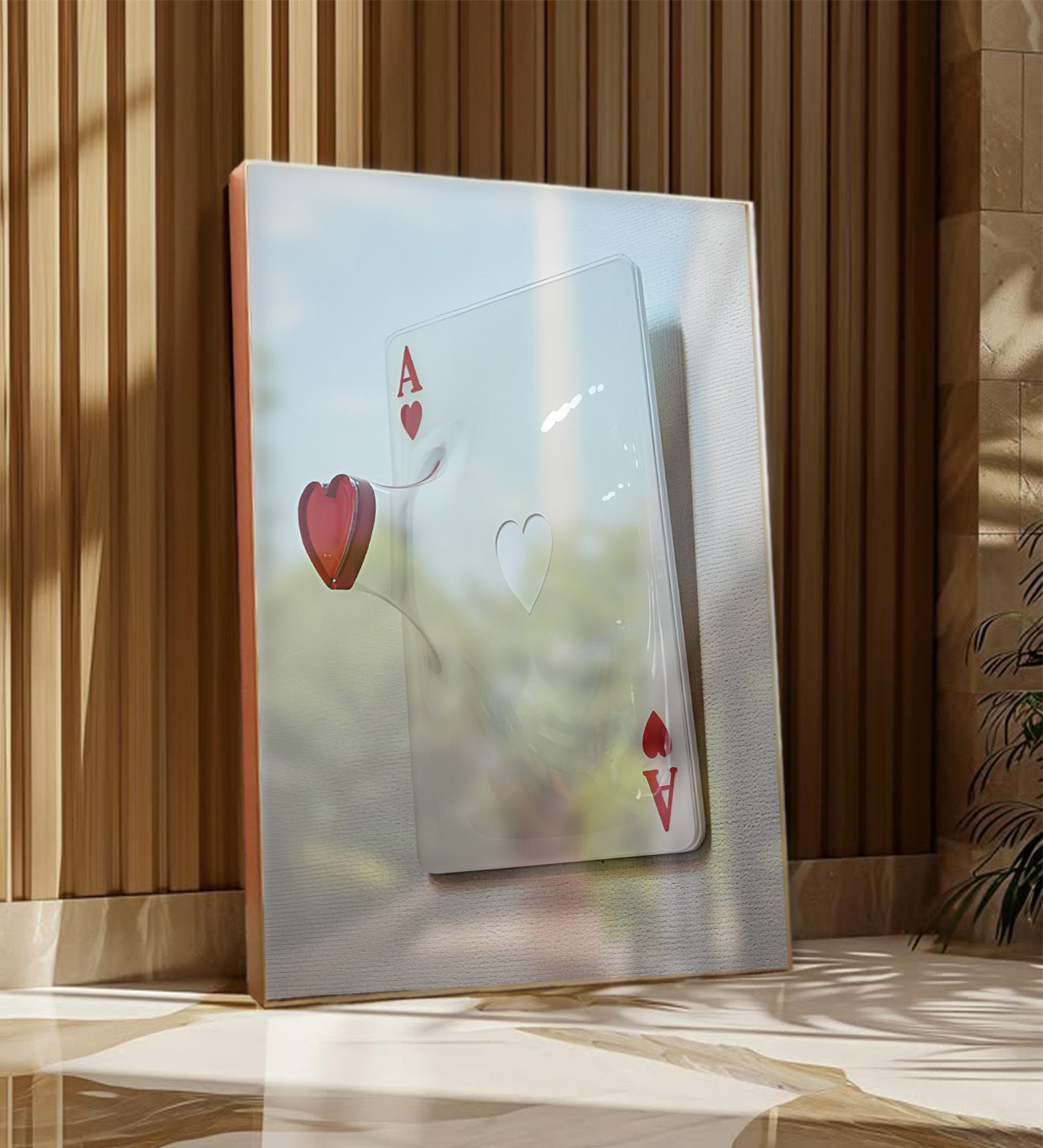 Cup Ace Framed Special Design Painting