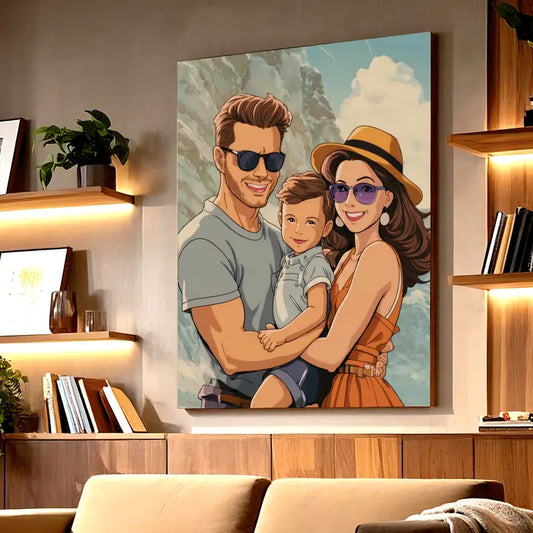 Gift for Your Lover: Canvas Print with 30 Photos