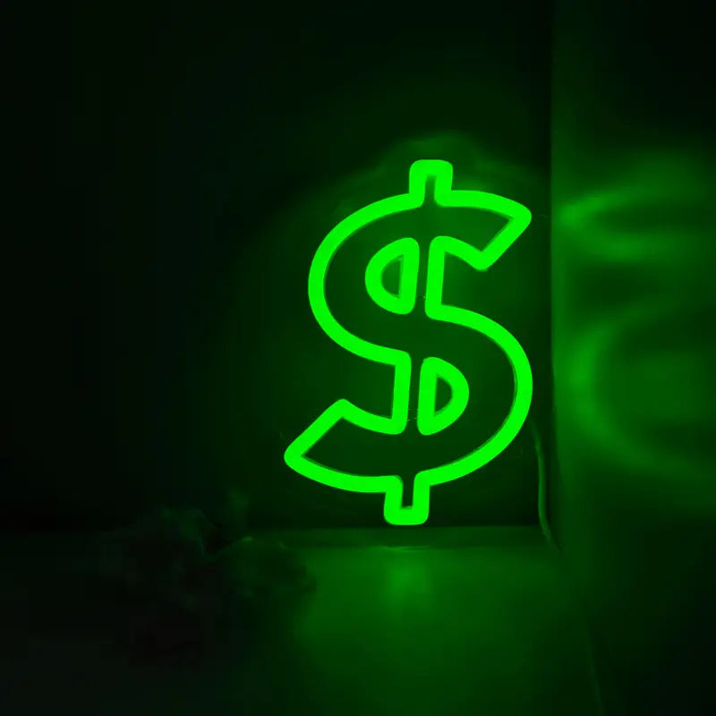 Neon Dolar 💲 Temalı Aydınlatma