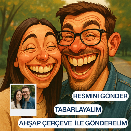 Personalized Cartoon Framed Painting - Gift Your Design