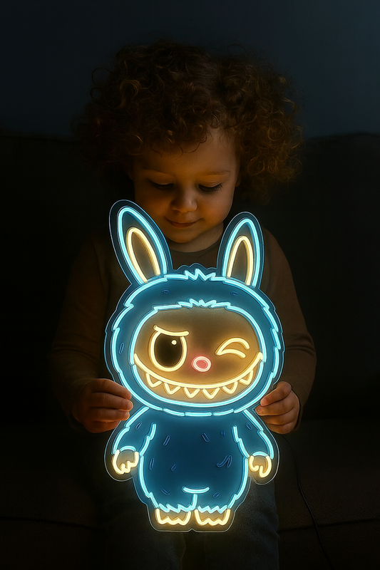 Labubu Character LED Table