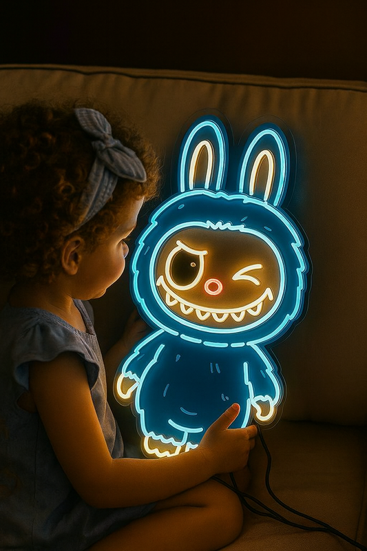 Labubu Character LED Table