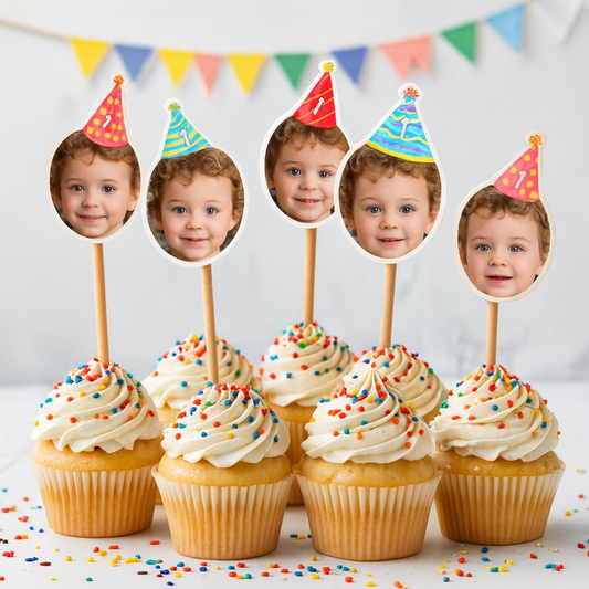 Photo Birthday Party Decorations 15 Pieces