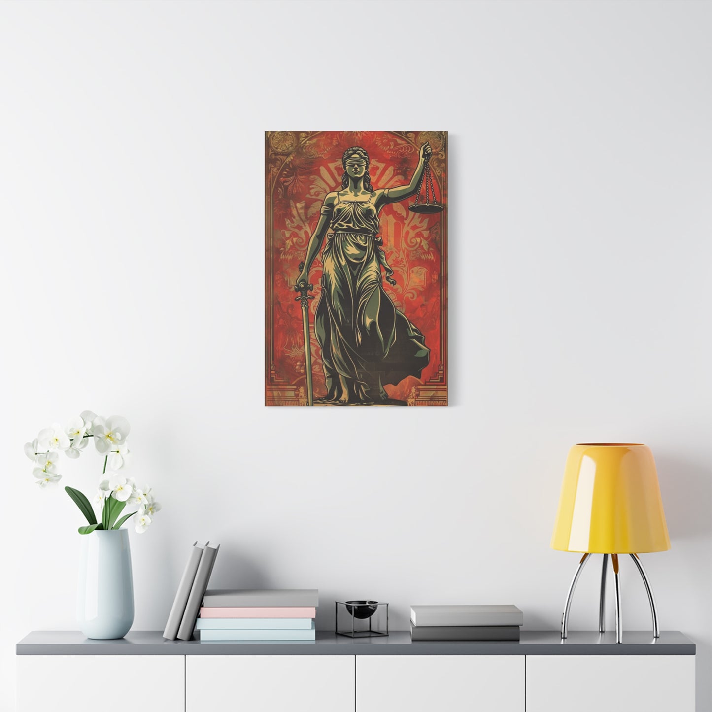 Themis Lawyer Themed Canvas Print