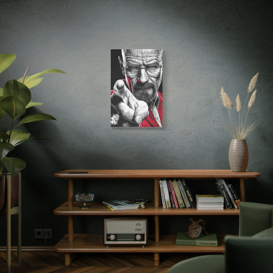 Breaking Bad Themed Heisenberg Canvas Print