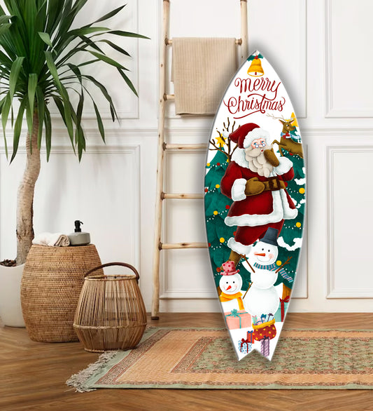 Christmas New Year Decorative Surfboard