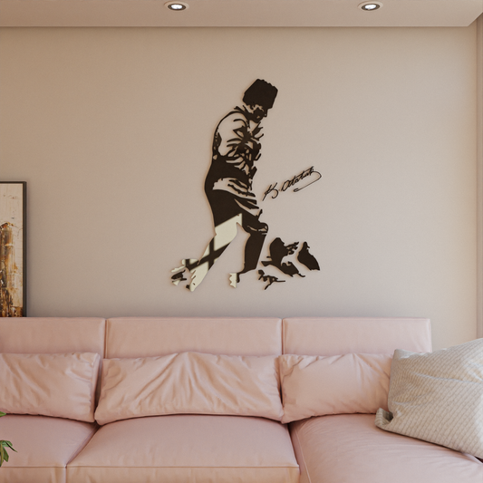 Decorative Mustafa Kemal Atatürk Silhouette
