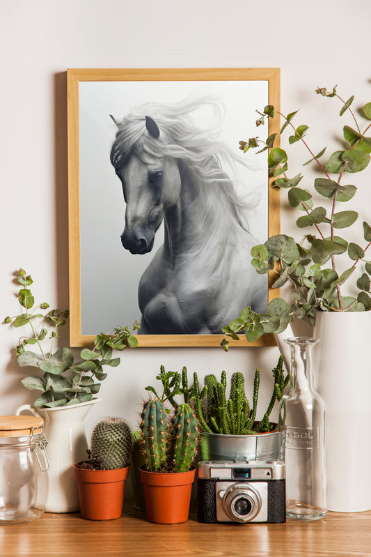 Noble Horse Framed Painting