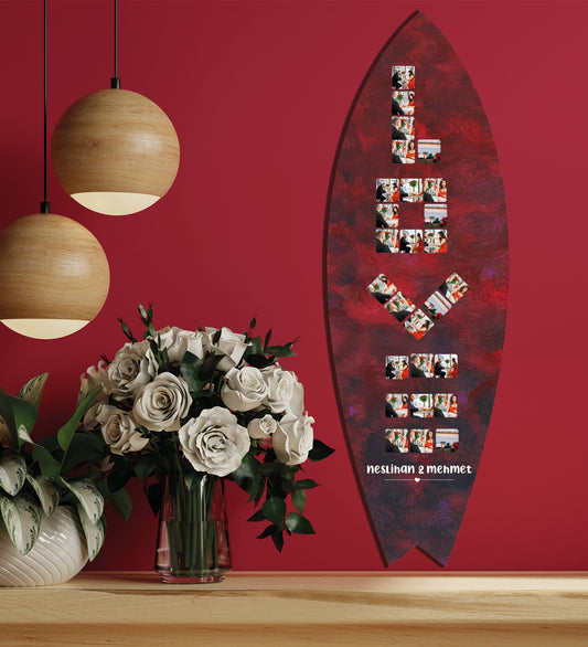 Love Personalized Surfboard