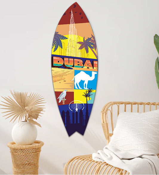 Dubai Decorative Surfboard