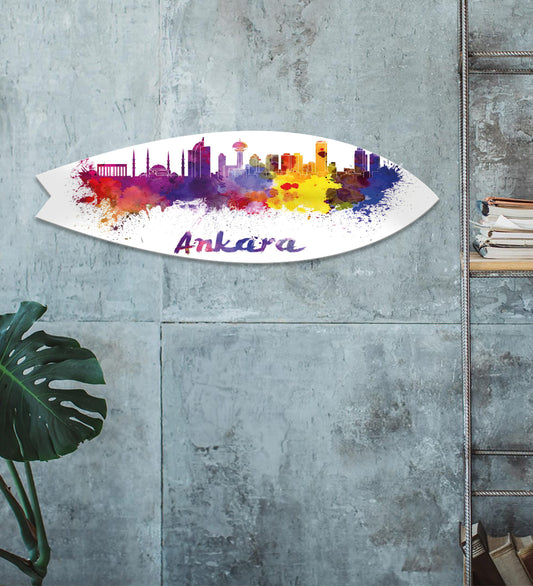 Colorful Ankara Themed Surfboard