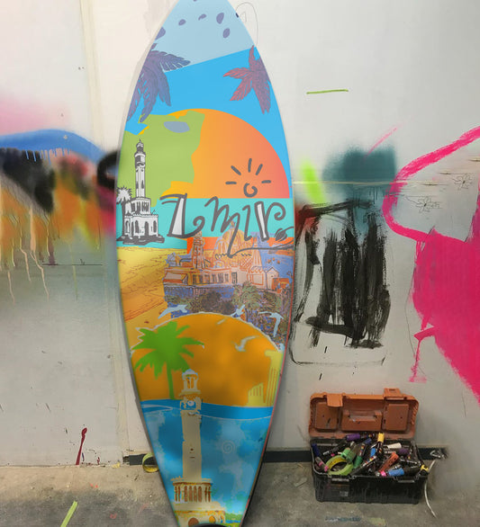 Izmir Custom Design Surfboard