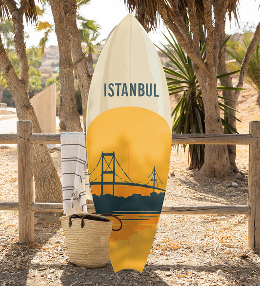 Istanbul Decorative Surfboard