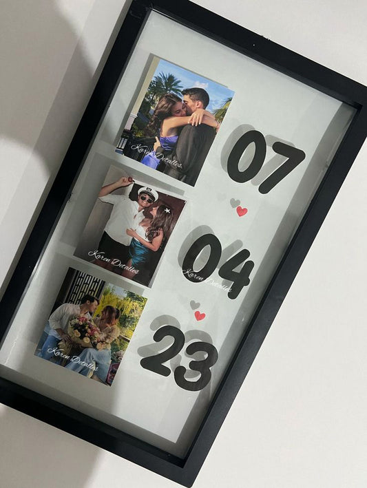 Personalized Photo and Date Frame – Memory and Gift Board