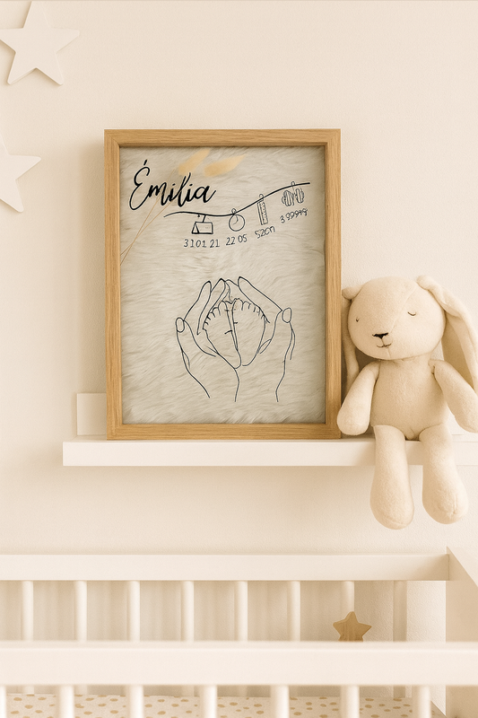 Personalized Baby Design Painting-Newborn