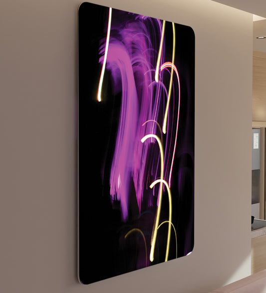 Purple Design Table Home Decorative