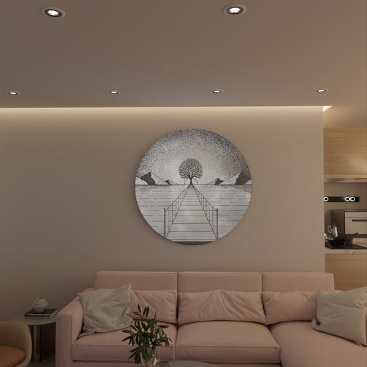Round Landscape Design Table