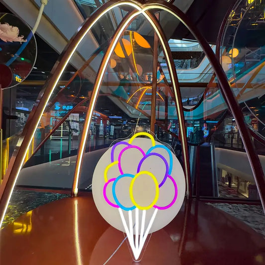 Neon Balloon Kids Room Themed Lighting