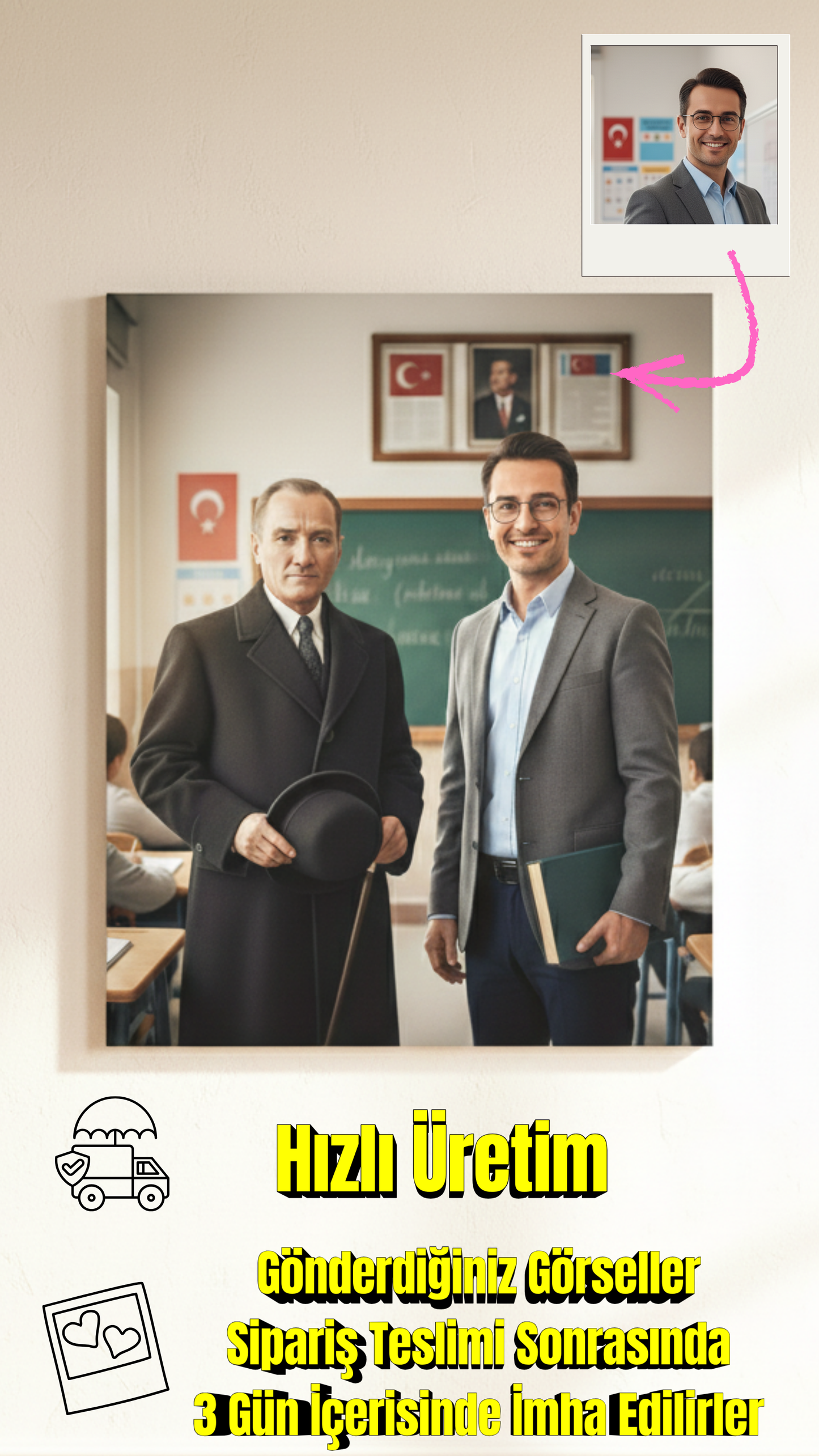 Gift for Your Lover: Canvas Print with 30 Photos