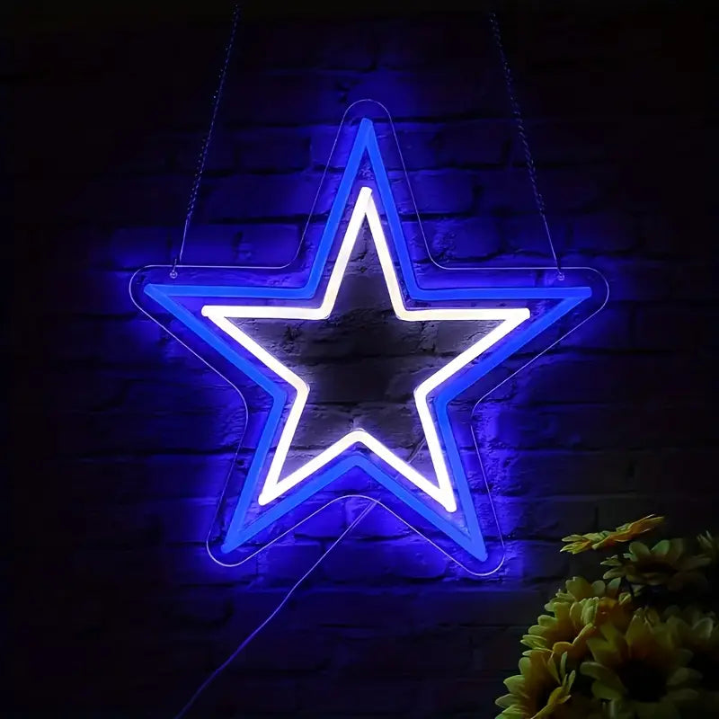 Neon Yıldız - Star Temalı Aydınlatma