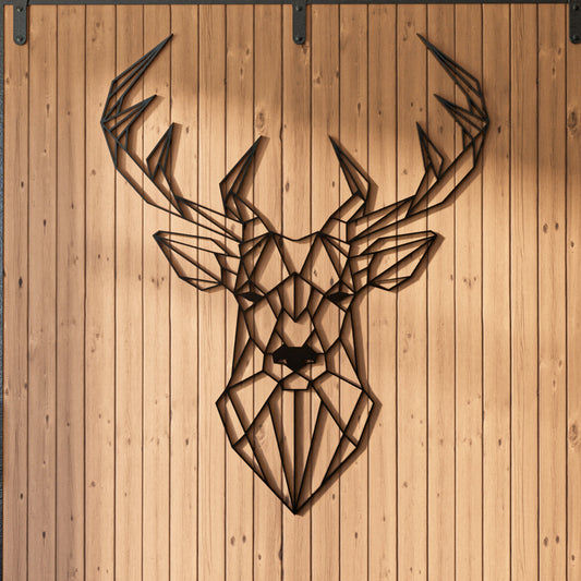 Dekoratik Geyik Formunda Tablo