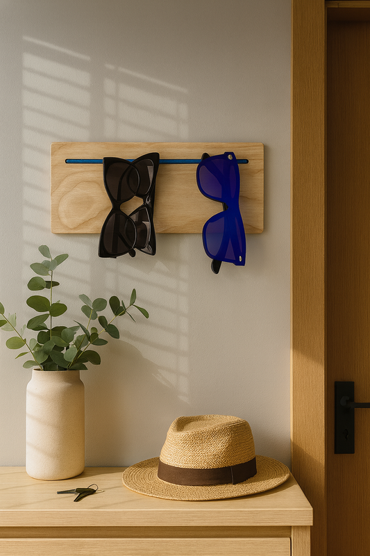 🌟 Ahşap Gözlük Düzenleyici – 33x11 cm 🌟