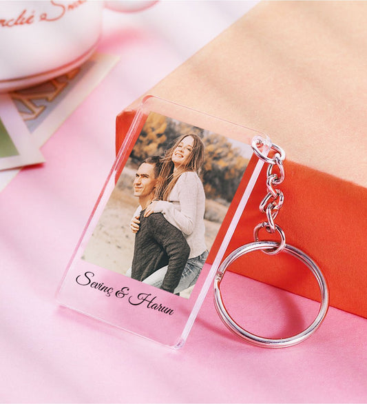 Personalized Photo Keychain 2 Pieces