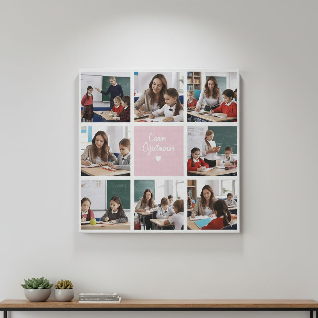 Gift for Your Lover: Canvas Print with 30 Photos