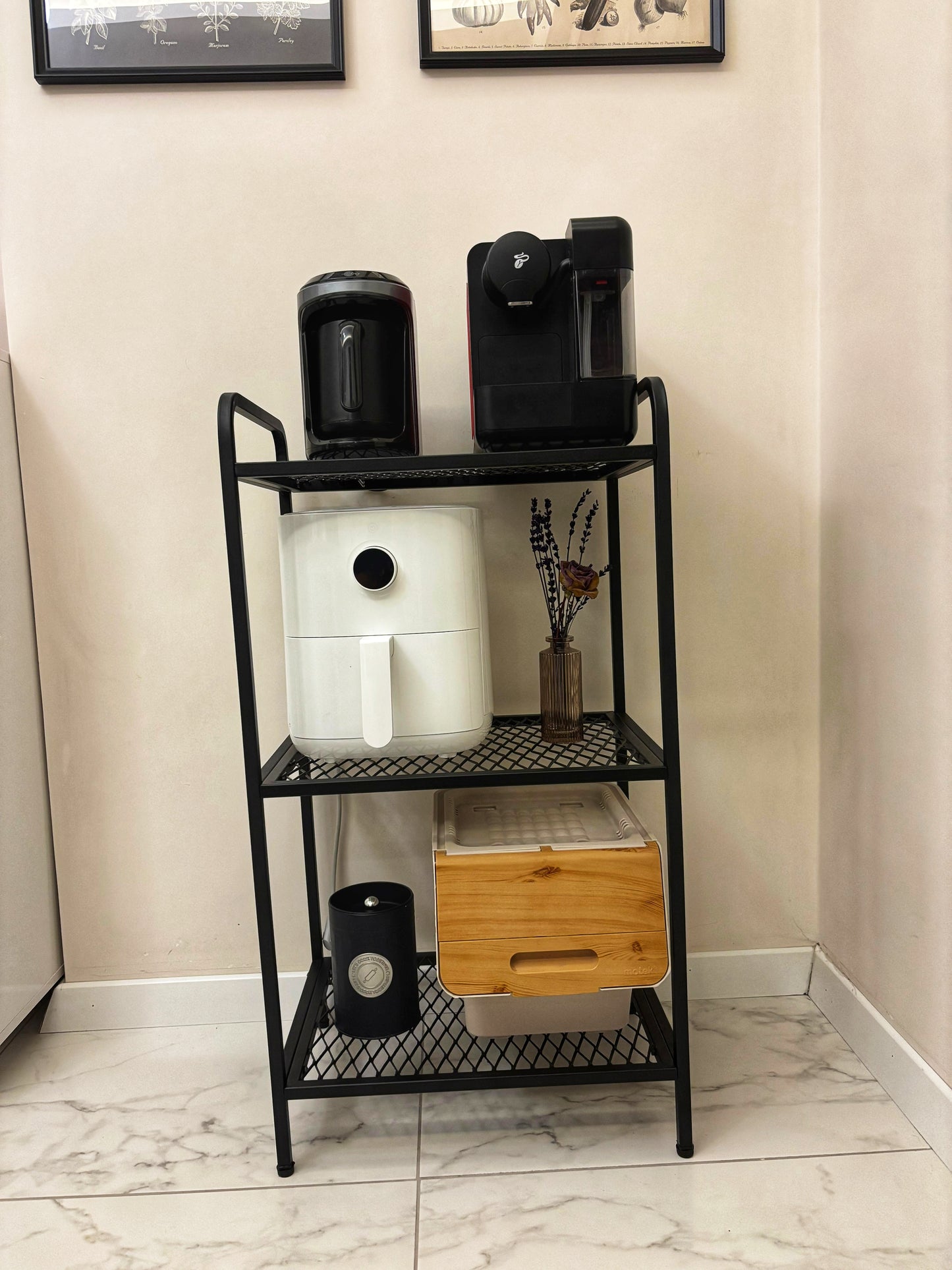 🏠 Çok Amaçlı Metal Raf – Endüstriyel Tasarım 🌟