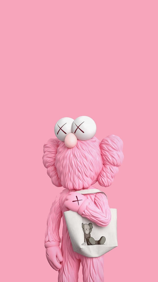 Neon Pembe Karakter Temalı Dekoratif Tablo 🎀✨