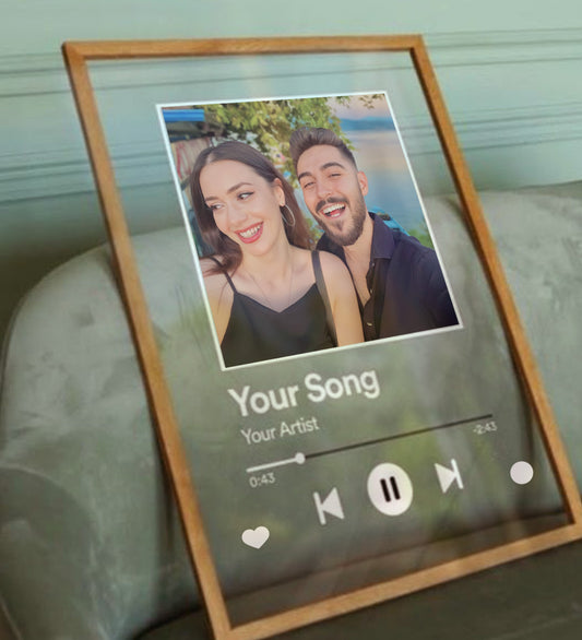 Personalized Music Themed Photo Framed Painting