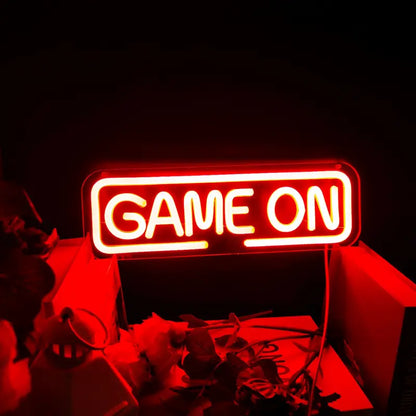 Neon Game On Temalı Aydınlatma