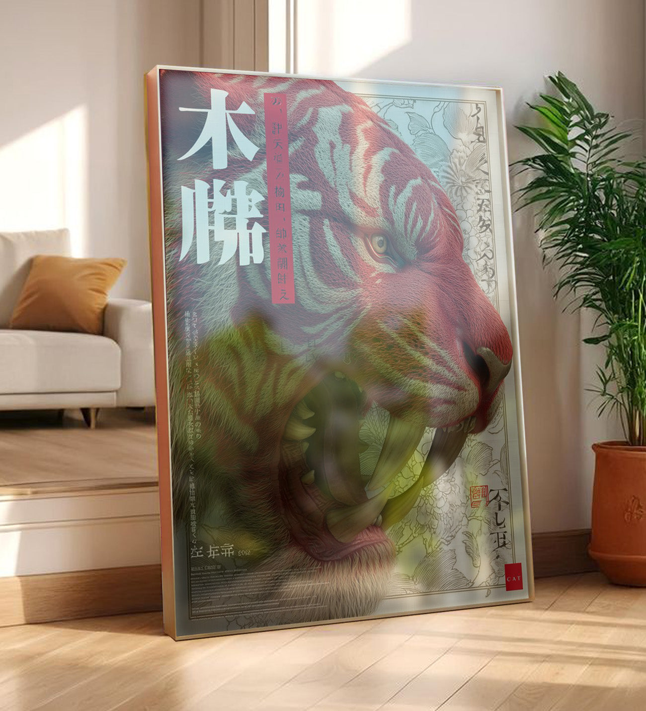 Tiger Framed Special Design Painting