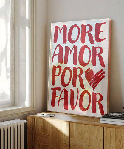 More Amor Framed Painting