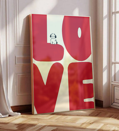 LOVE Special Design Gift Framed Painting