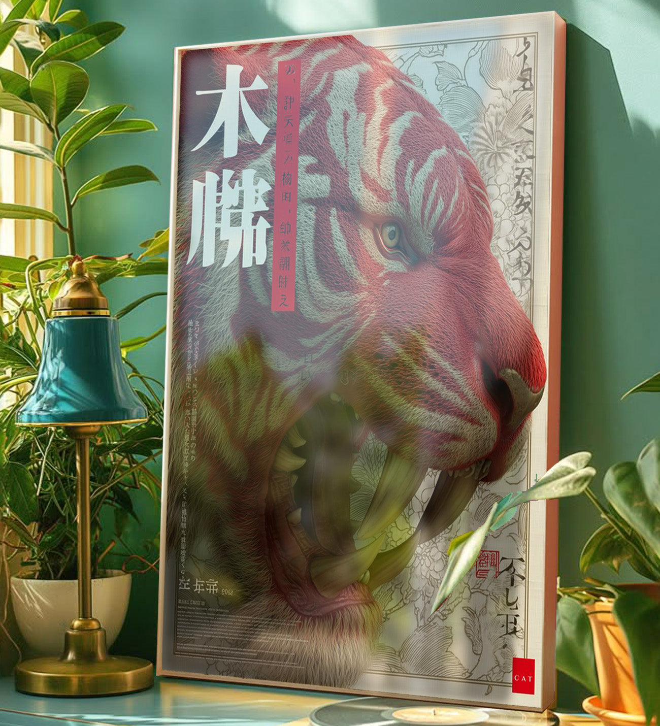 Tiger Framed Special Design Painting