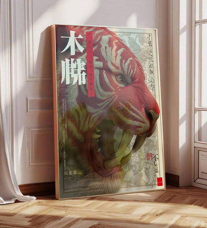 Tiger Framed Special Design Painting