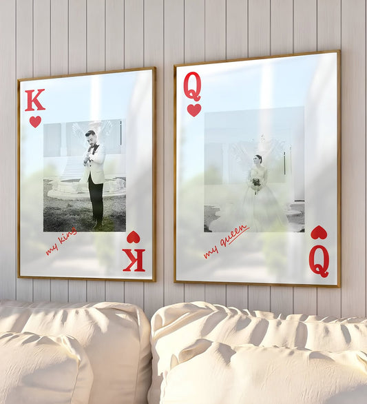 Kişiye Özel 2'li Kupa Temalı Çerçeveli Tablo