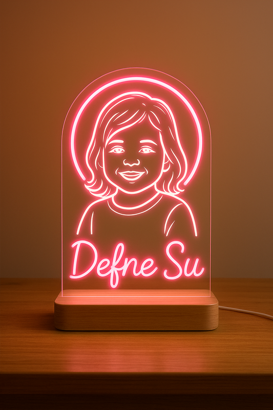 Kişiselleştirebilir Masa Üzeri Neon Aksesuar
